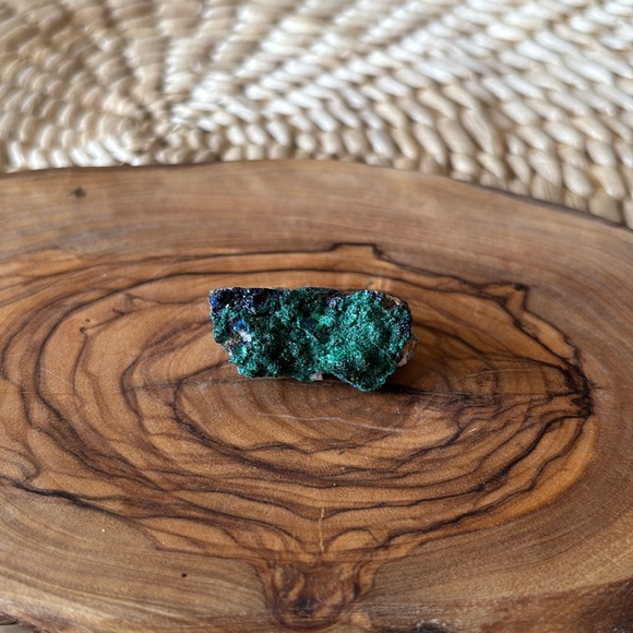 🔮✨Azurite and malachite crystal geode sparkling blue green crystal (Brazil) - Picture 5 of 9